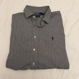Ralph Lauren Men's Button Down Gray Shirt